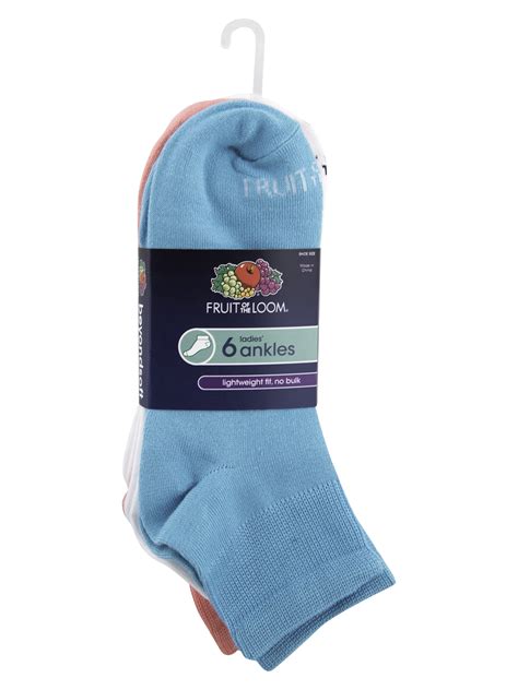 fruit of loom ankle socks|fruit of the loom socks for women.